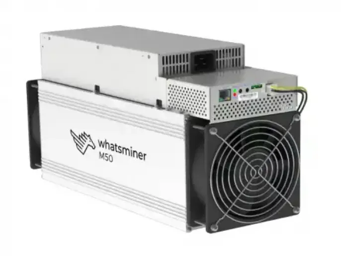 Оборудование для майнинга WhatsMiner M50 120 Th/s, производитель MicroBT, алгоритм SHA-256 Превью