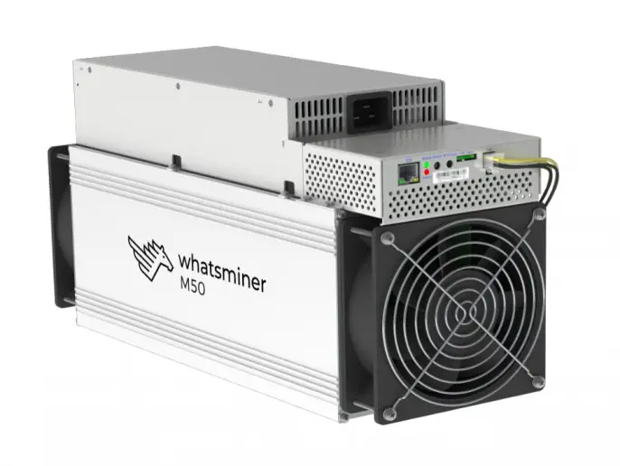 Оборудование для майнинга WhatsMiner M50 122 Th/s, производитель MicroBT, алгоритм SHA-256 Превью