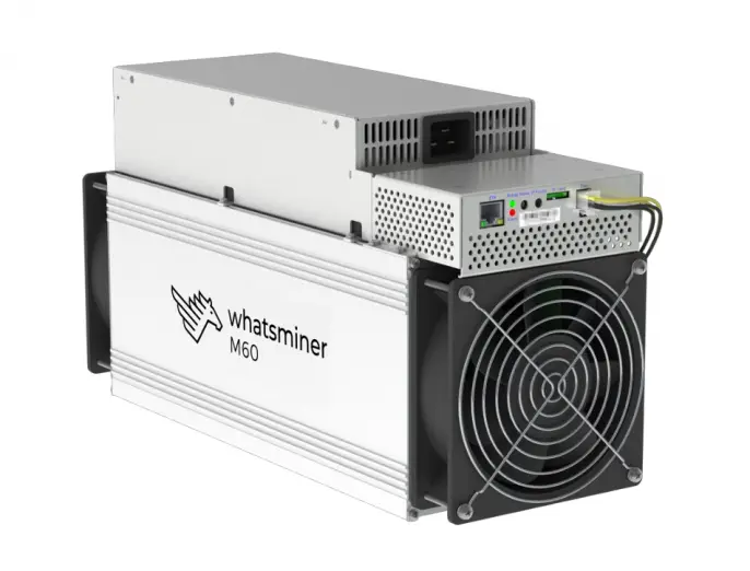 Оборудование для майнинга WhatsMiner M60 166 Th/s, производитель MicroBT, алгоритм SHA-256 Превью