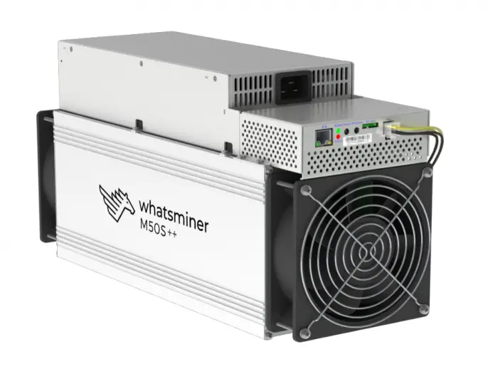 Оборудование для майнинга WhatsMiner M50S++ 154 Th/s, производитель MicroBT, алгоритм SHA-256 Превью