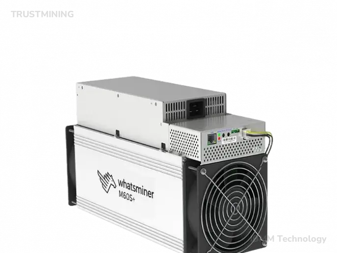 Оборудование для майнинга WhatsMiner M60S+ 208 Th/s, производитель MicroBT, алгоритм SHA-256 Превью