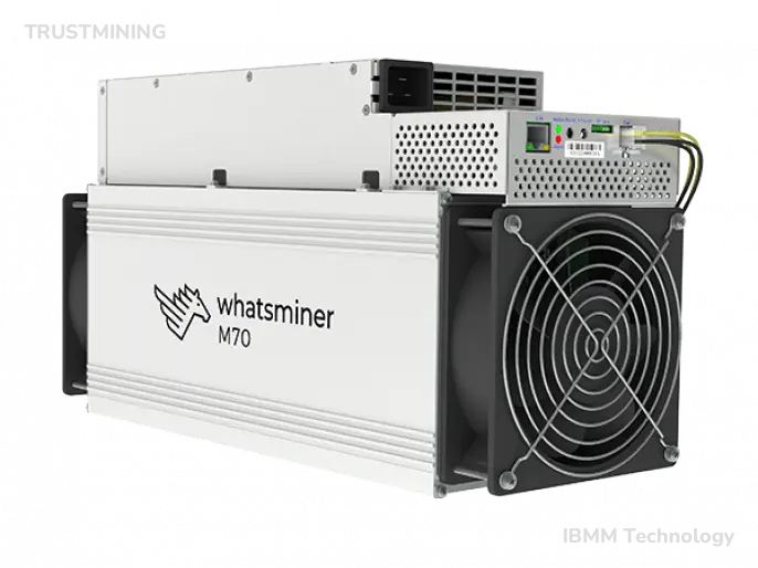 Оборудование для майнинга WhatsMiner M70 244 Th/s, производитель MicroBT, алгоритм SHA-256 Превью