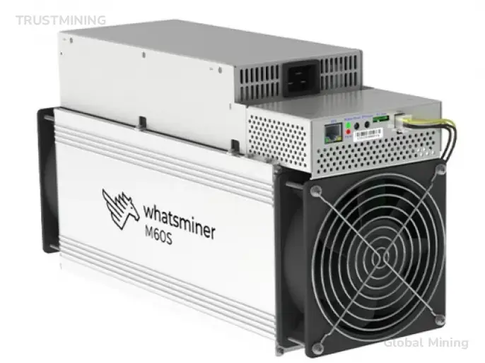 Оборудование для майнинга WhatsMiner M60S 176 Th/s, производитель MicroBT, алгоритм SHA-256 Превью