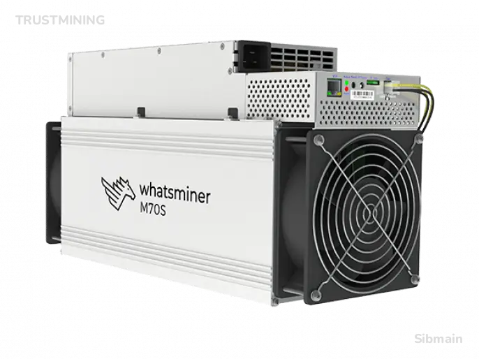 Оборудование для майнинга WhatsMiner M70S 260 Th/s, производитель MicroBT, алгоритм SHA-256 Превью
