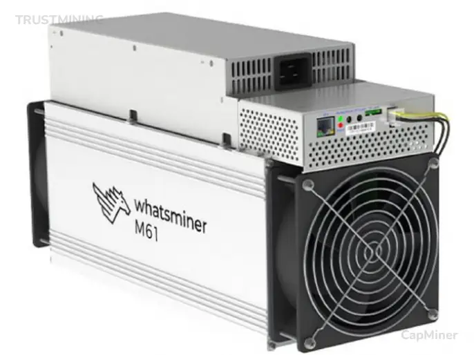 Оборудование для майнинга WhatsMiner M61 202 Th/s, производитель MicroBT, алгоритм SHA-256 Превью