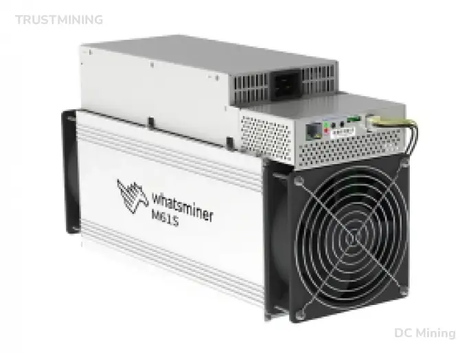 Оборудование для майнинга WhatsMiner M61S 202 Th/s, производитель MicroBT, алгоритм SHA-256 Превью