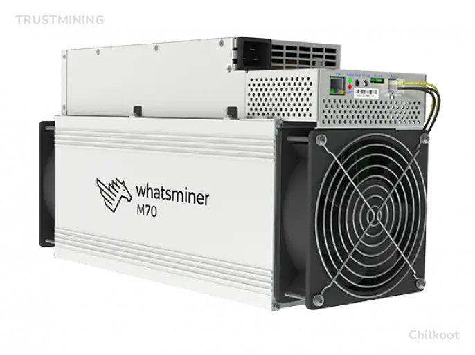 Оборудование для майнинга WhatsMiner M70 234 Th/s, производитель MicroBT, алгоритм SHA-256 Превью